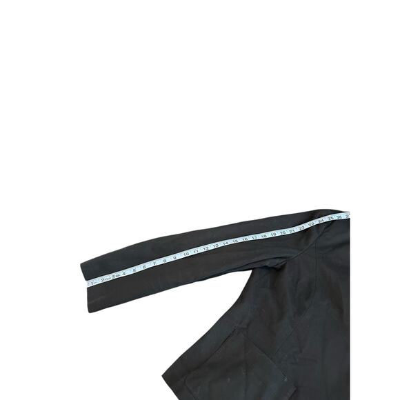 Talbots Black Basic Textured Work Office Career Single Breasted Blazer Size 16 - Picture 12 of 13